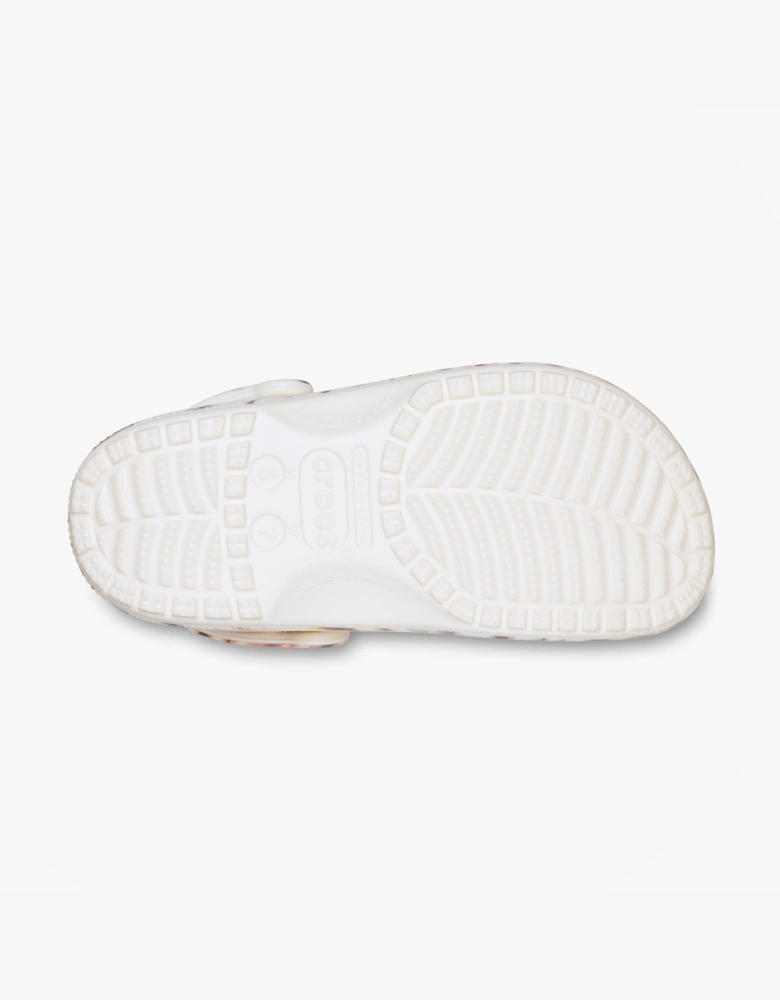 CLASSIC TIE DYE Unisex Adults Clogs Chalk/Multi