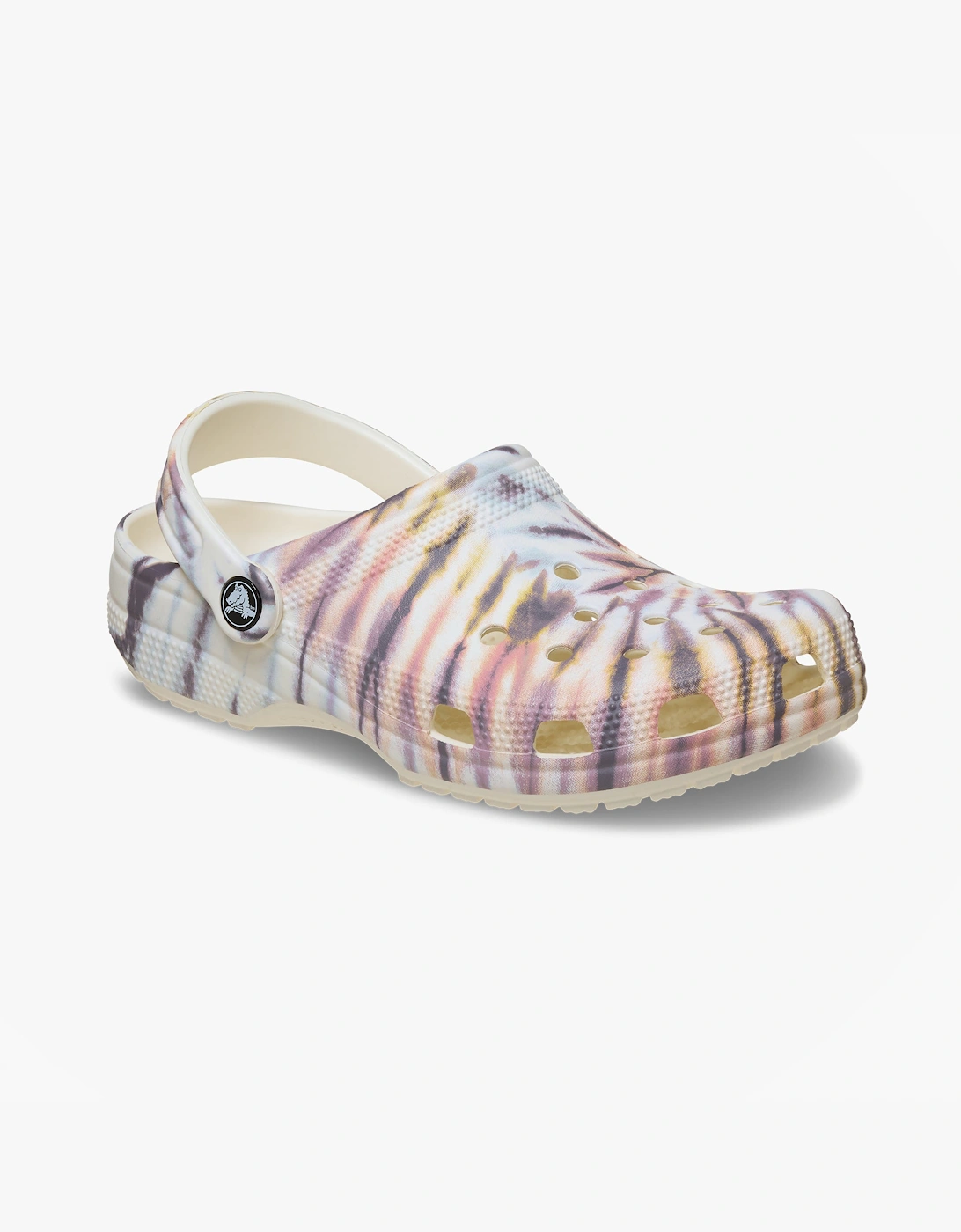 CLASSIC TIE DYE Unisex Adults Clogs Chalk/Multi