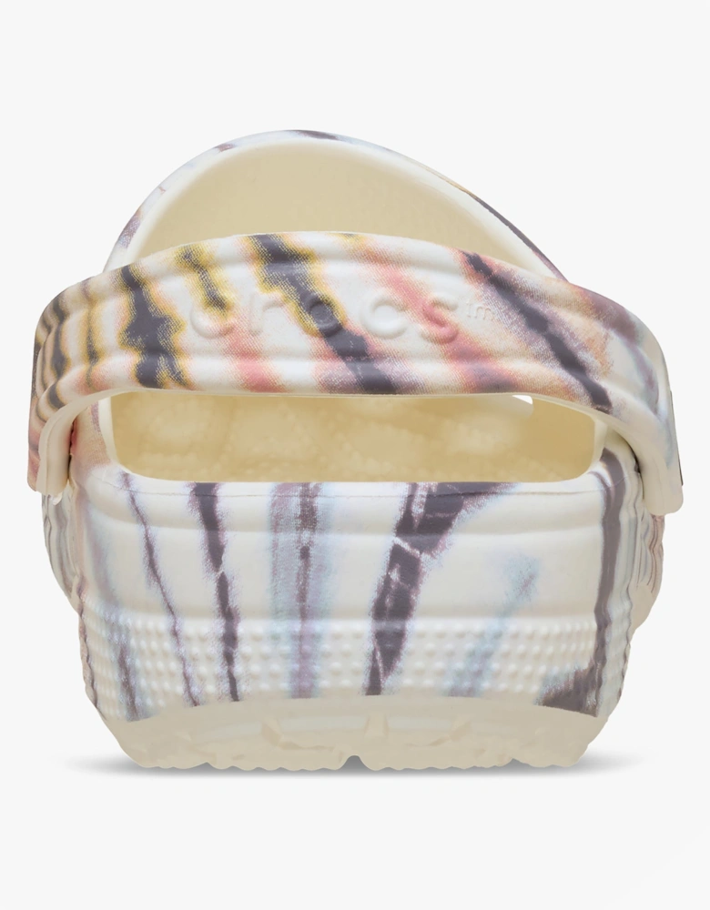 CLASSIC TIE DYE Unisex Adults Clogs Chalk/Multi