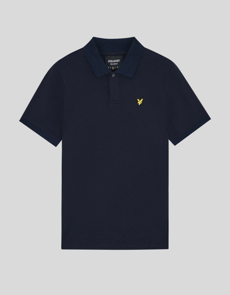 Jacquard Tipped Polo Shirt
