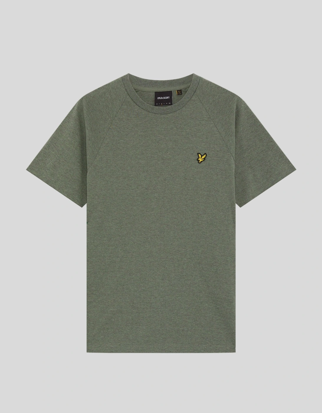 Lyle And Scott Men's Tan Marl Raglan T-Shirt  42 1XL