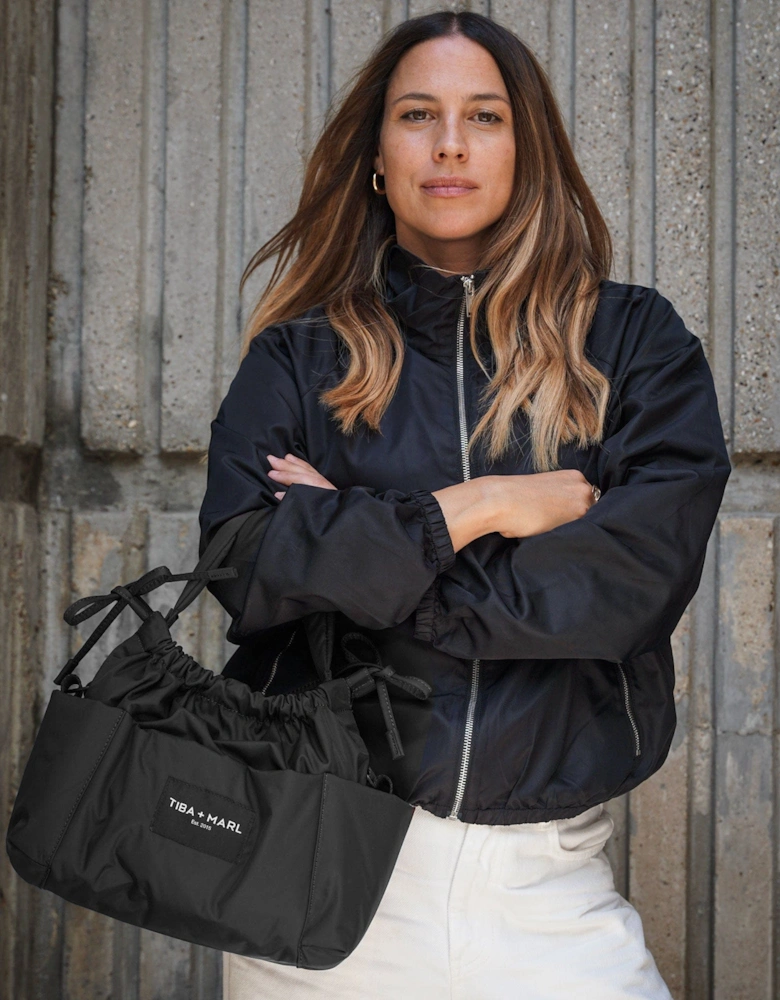 Mini Luna Drawstring Stroller Bag Black