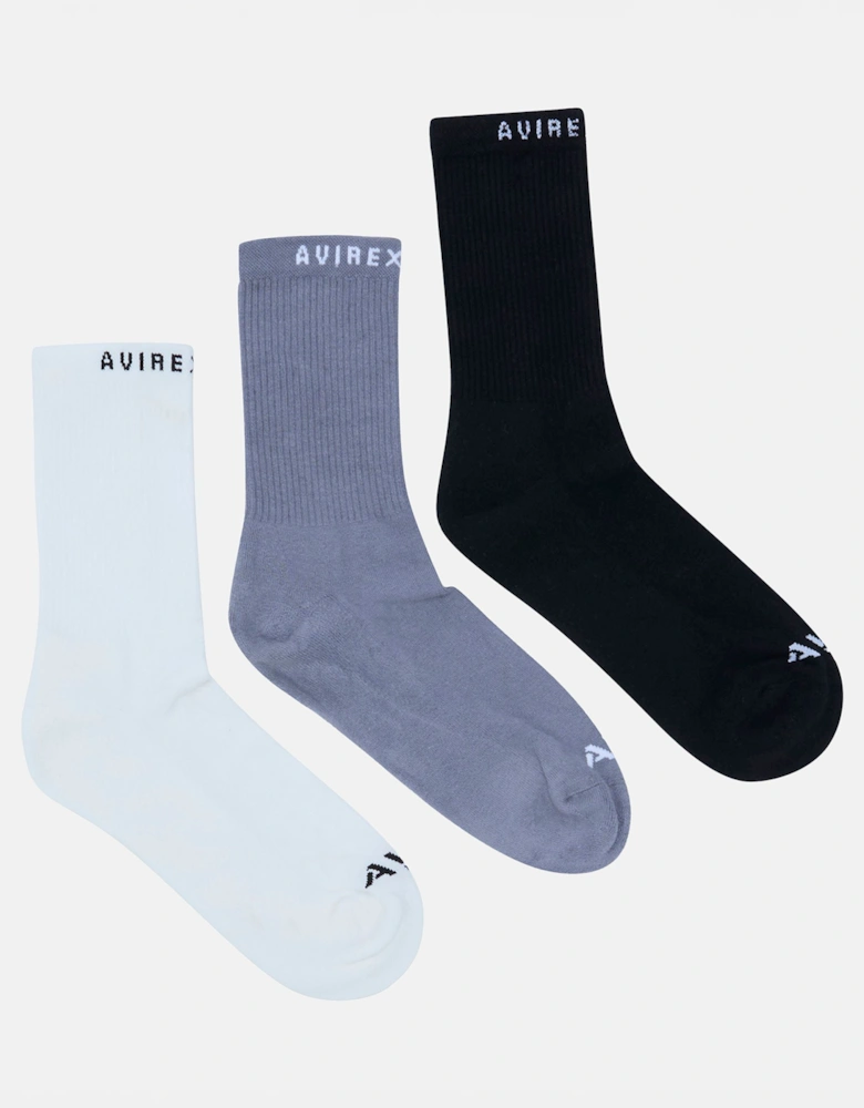 NORD SOCK - Off White/Shadow Grey/Black