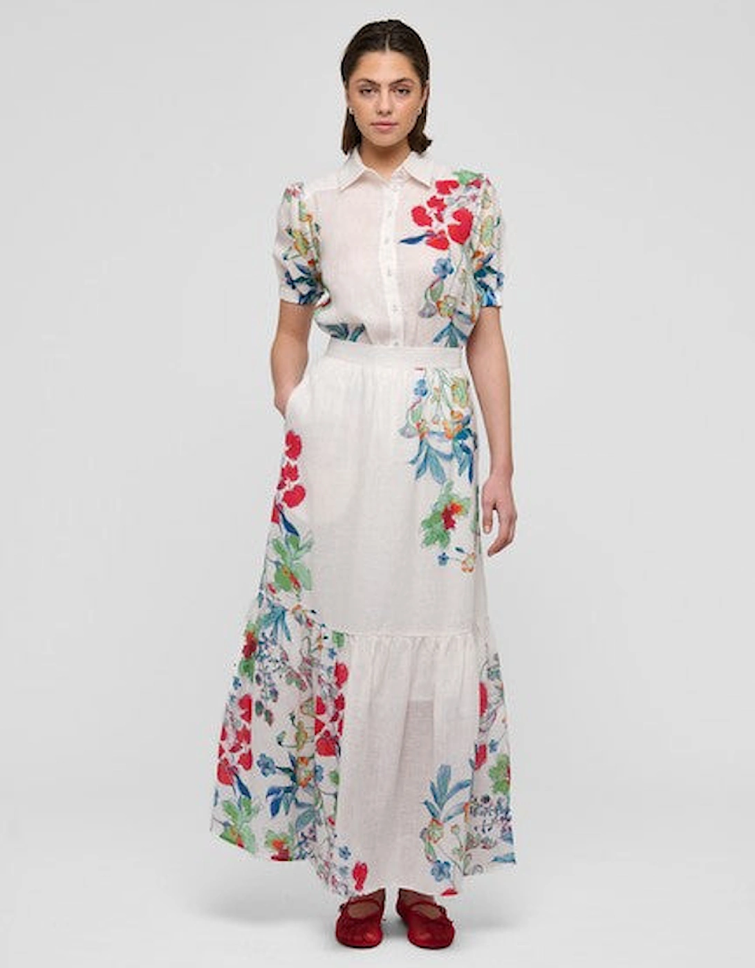 VioletaDEA shirt blouse with short sleeves