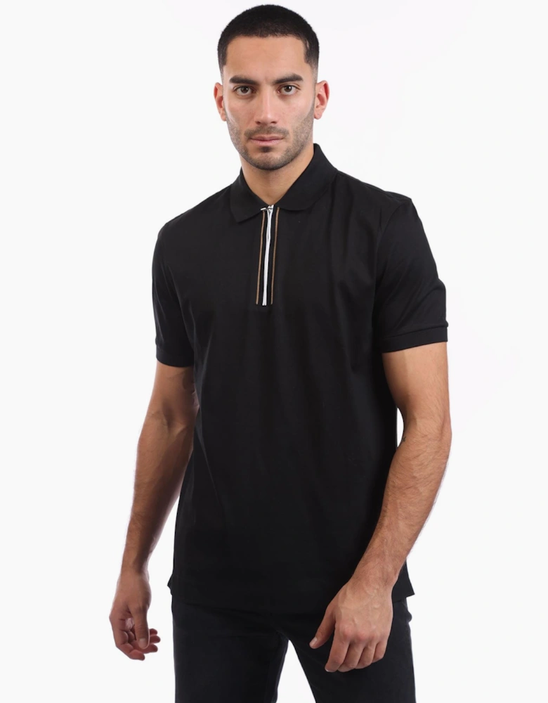 H-Paras 65 Zip-Placket Polo Shirt