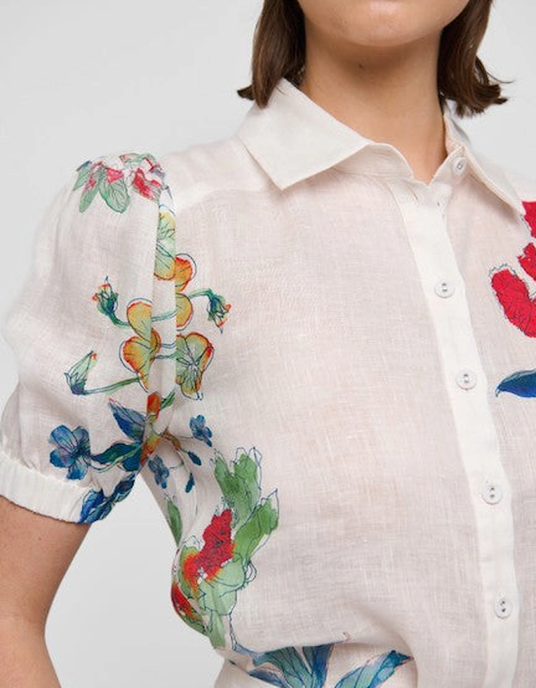 VioletaDEA shirt blouse with short sleeves