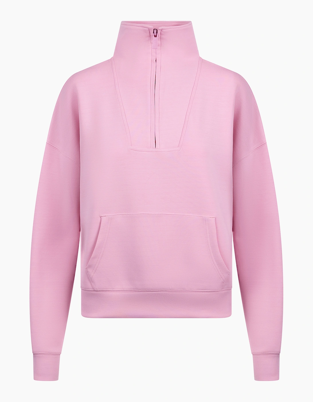 Womens/Ladies Jean Half Zip Sweatshirt, 4 of 3