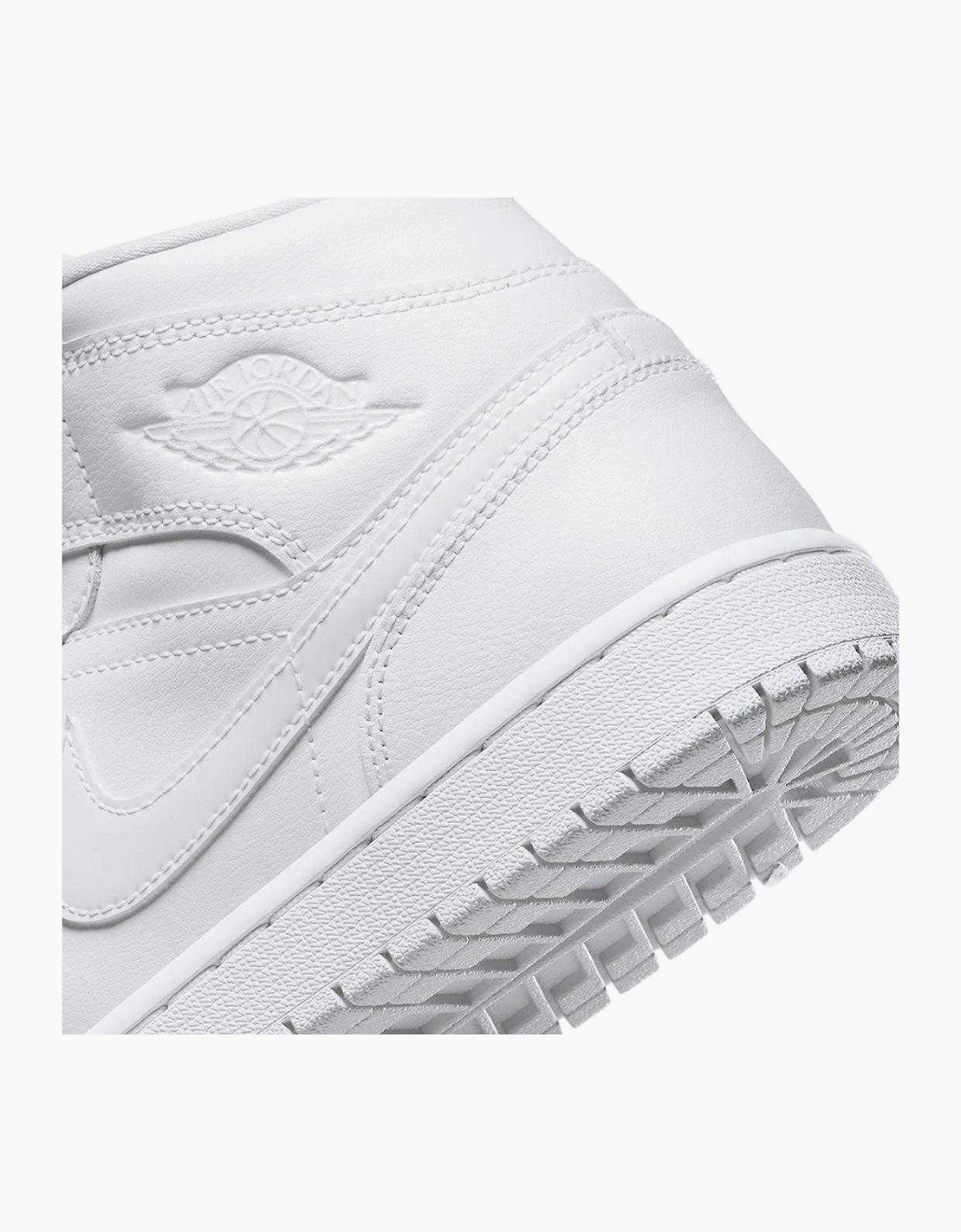 Womens/Ladies Air Jordan 1 Leather Mid Cut Trainers