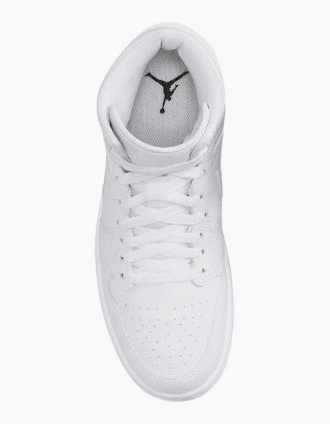 Womens/Ladies Air Jordan 1 Leather Mid Cut Trainers