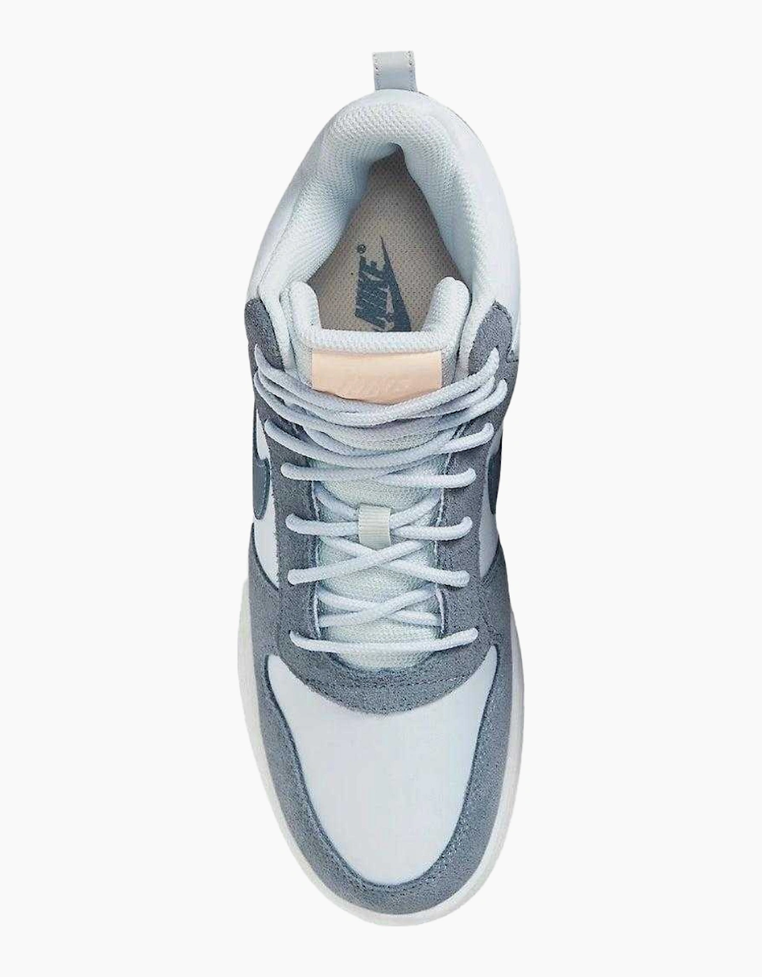 Womens/Ladies Court Borough Premium Leather Mid Cut Trainers