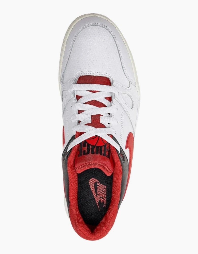 Mens Full Force Leather Low Trainers