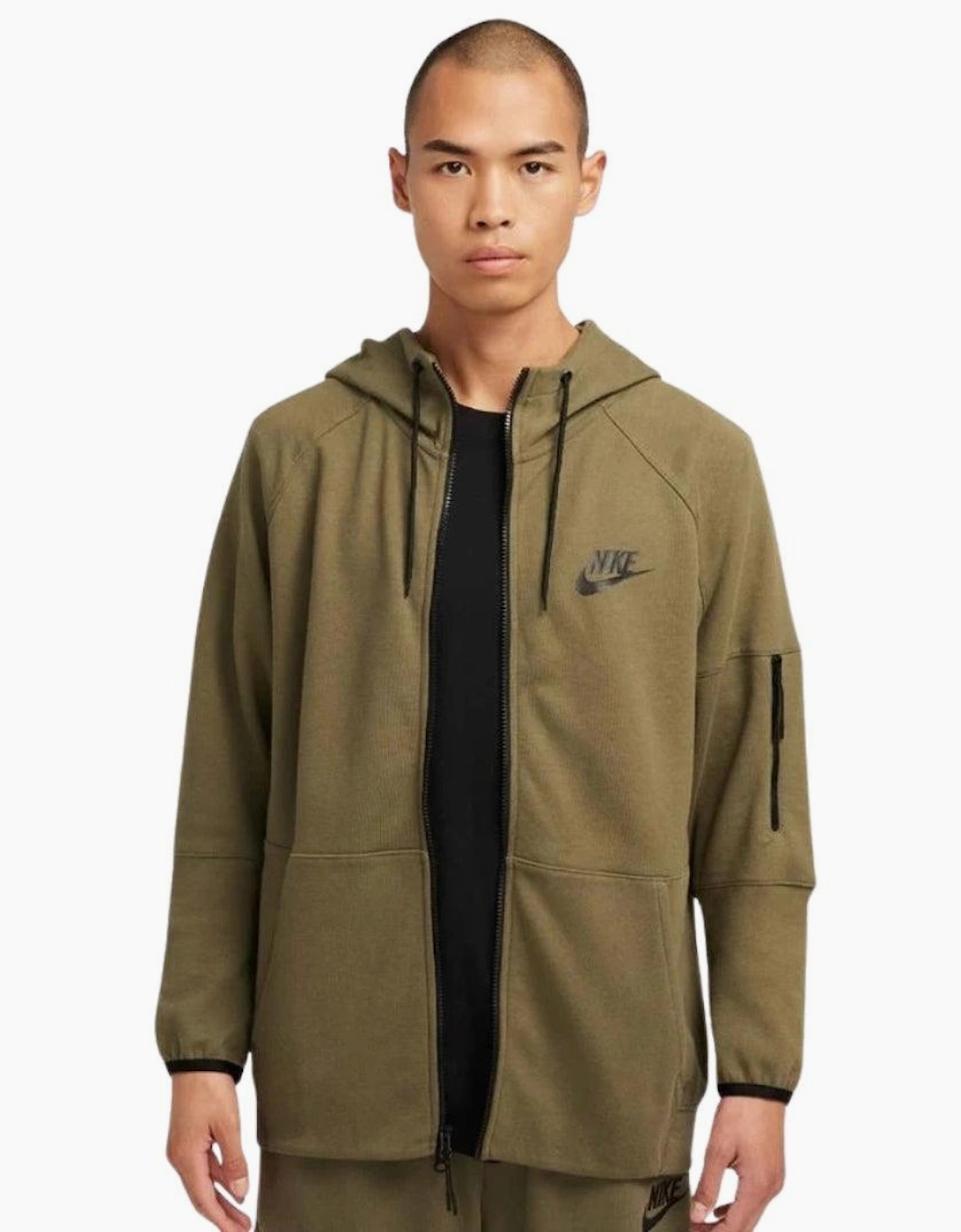 Mens Plain Full Zip Hoodie