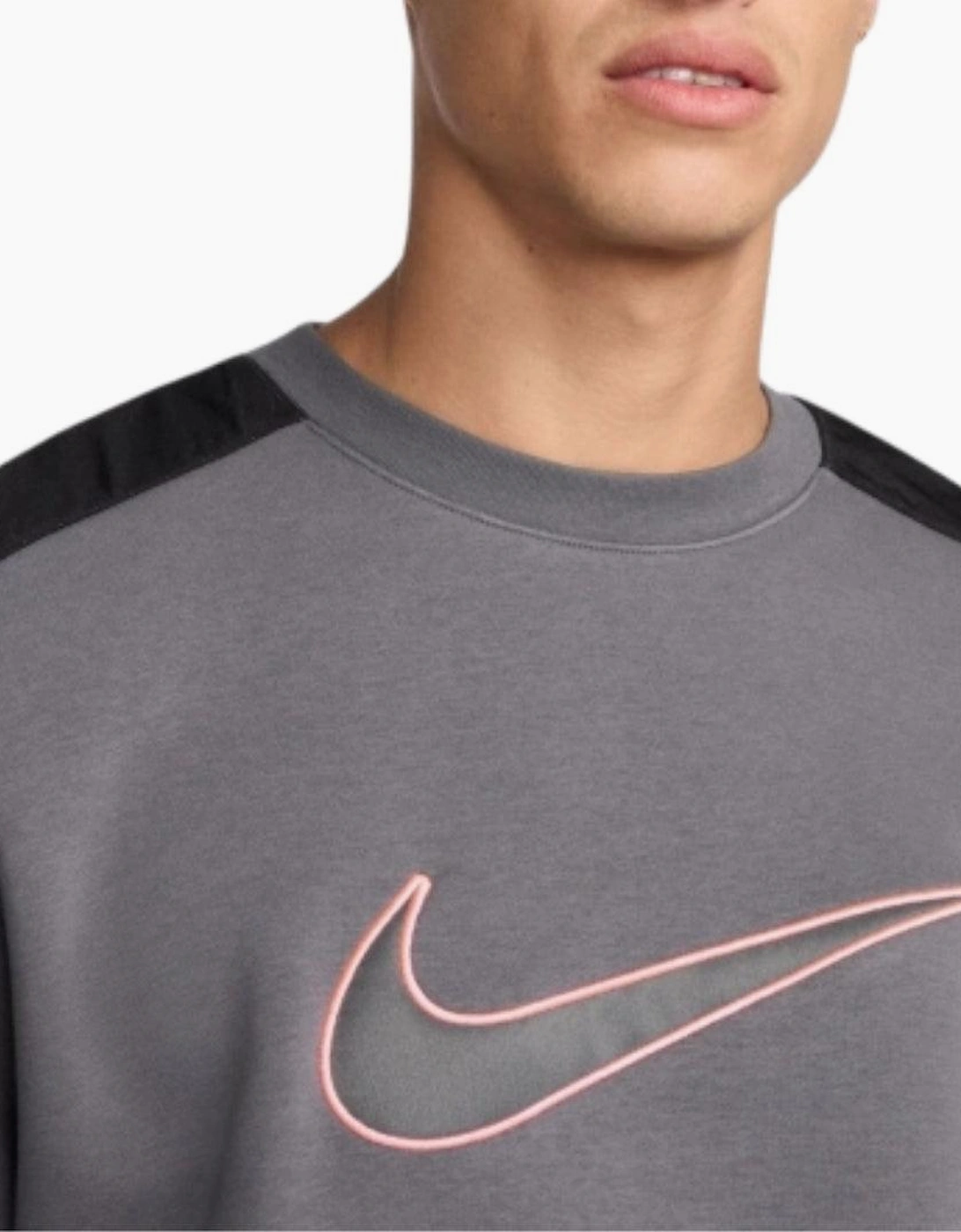 Mens Swoosh Logo Sweatshirt