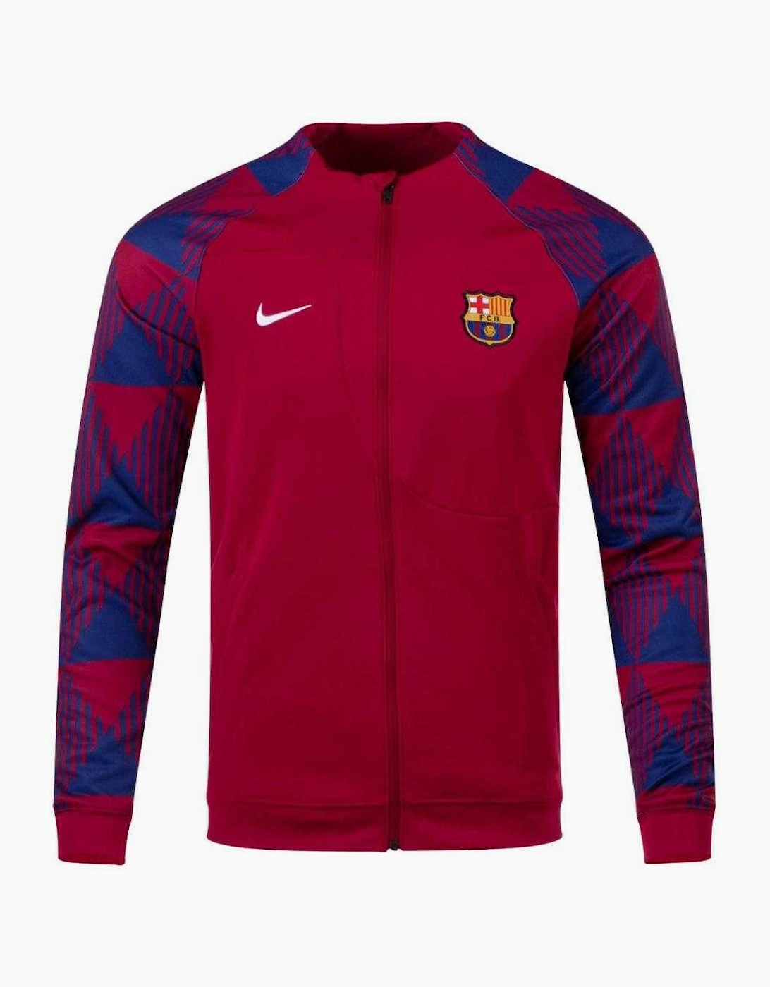 Mens Academy Pro FC Barcelona Knitted Full Zip Football Jacket, 4 of 3