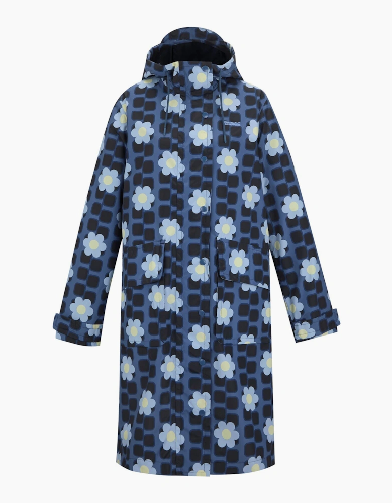 Womens/Ladies Orla Kiely Floral Long Length Waterproof Jacket