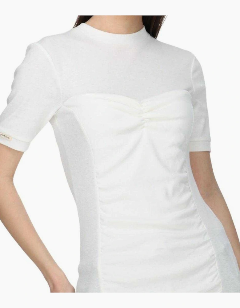 Womens/Ladies Ruched Sports T-Shirt