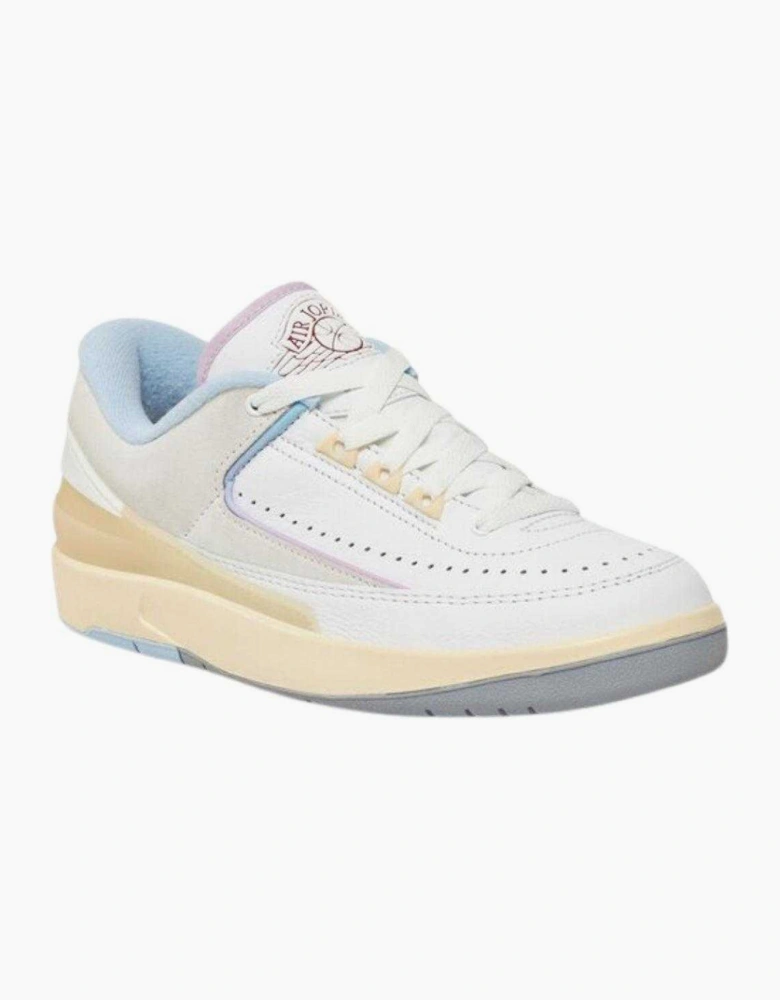 Womens/Ladies Air Jordan 2 Retro Leather Low Trainers