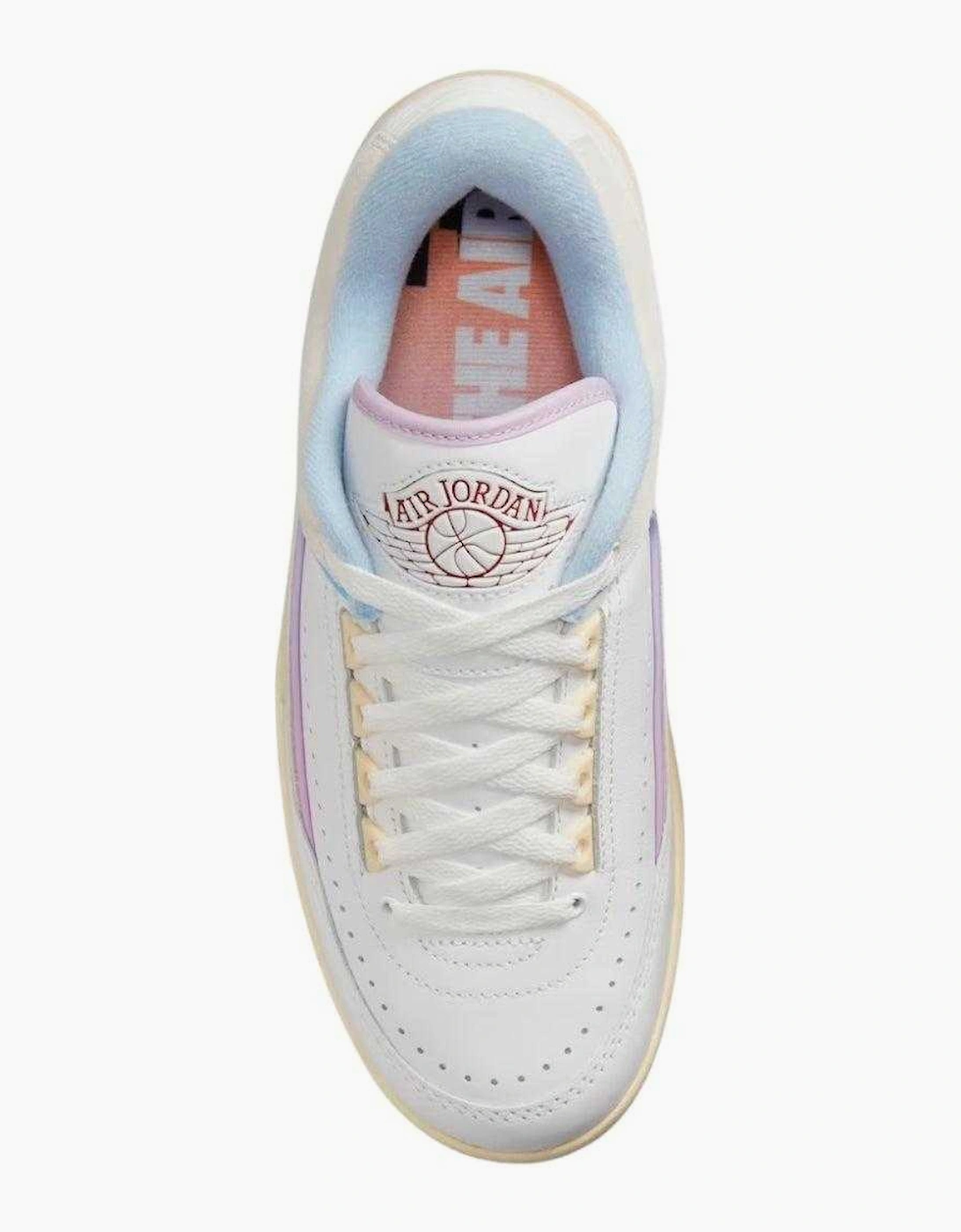 Womens/Ladies Air Jordan 2 Retro Leather Low Trainers