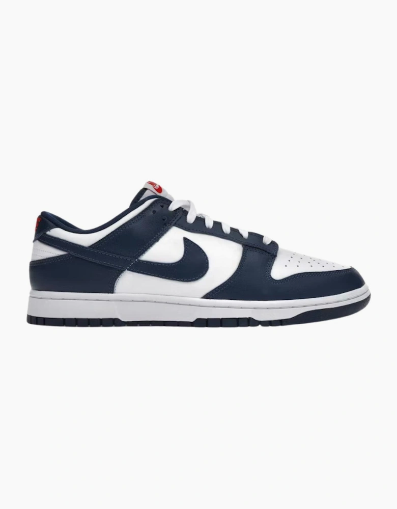 Mens Dunk Retro Leather Low Trainers