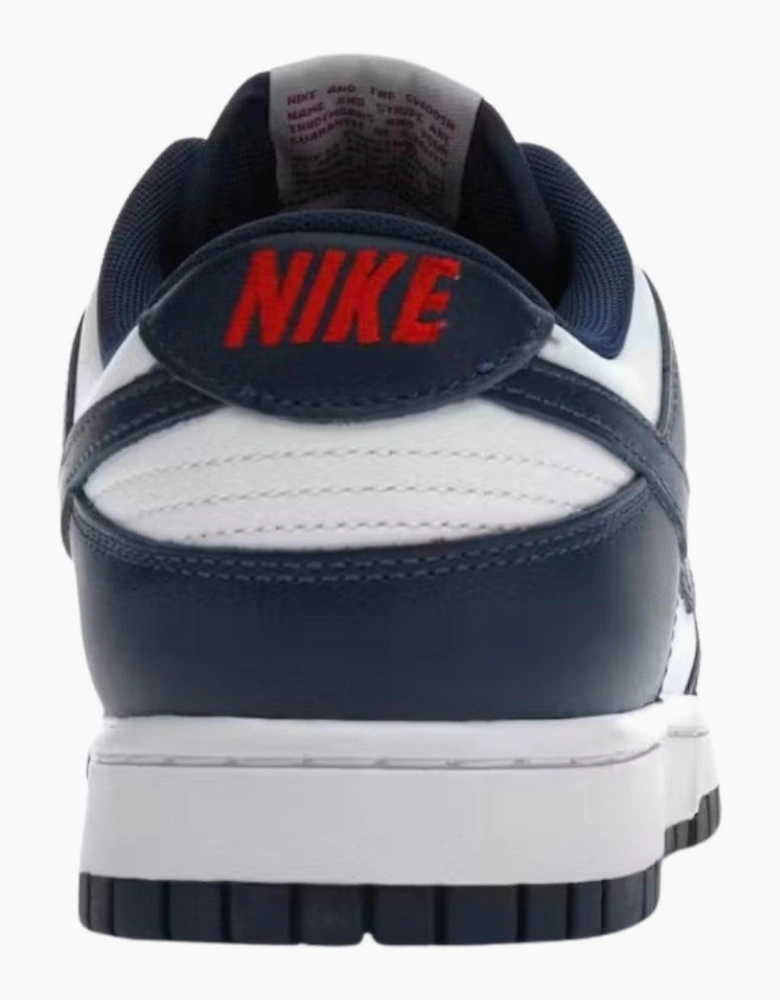 Mens Dunk Retro Leather Low Trainers