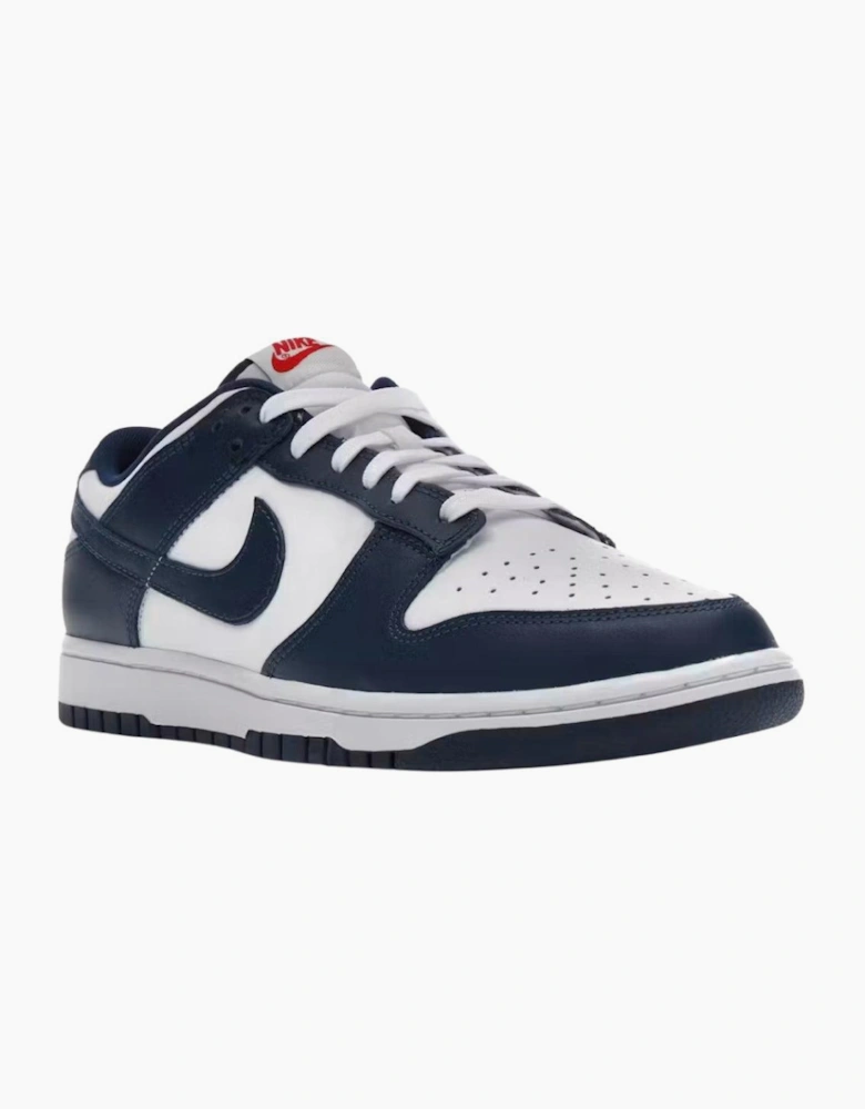 Mens Dunk Retro Leather Low Trainers