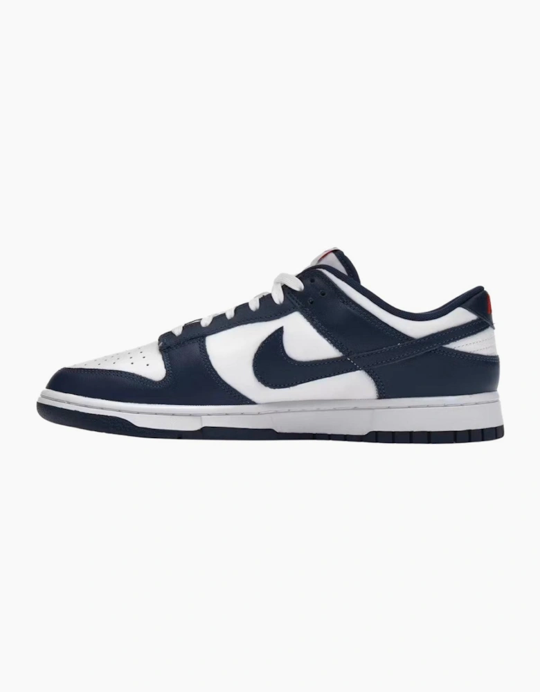 Mens Dunk Retro Leather Low Trainers