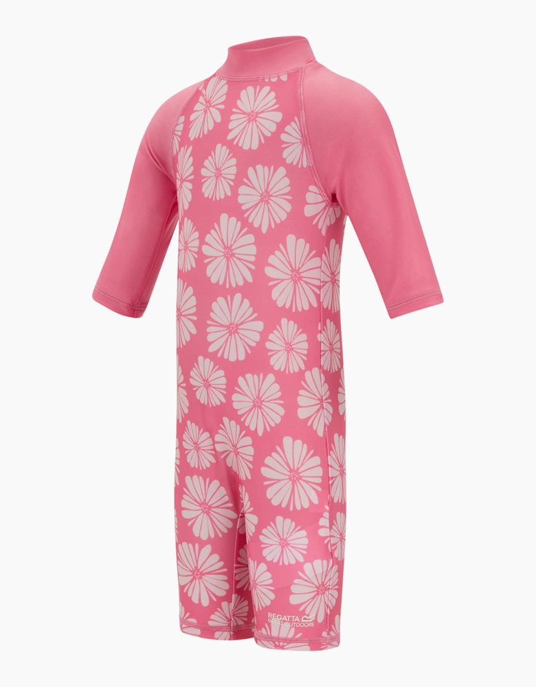 Childrens/Kids Flow Print Rash Suit