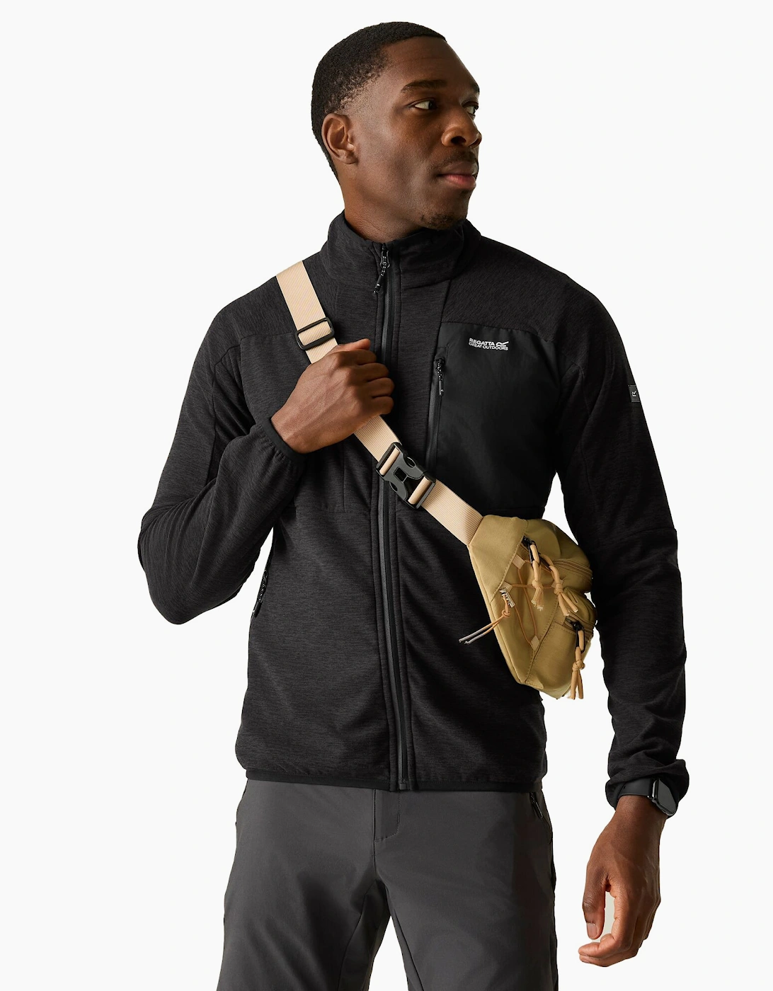 Mens Scaris Full Zip Fleece Jacket