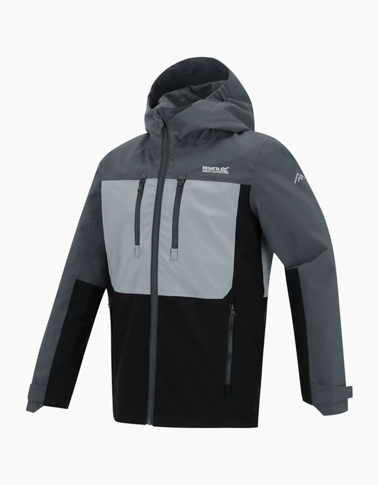 Childrens/Kids Highton Monochrome Waterproof Jacket