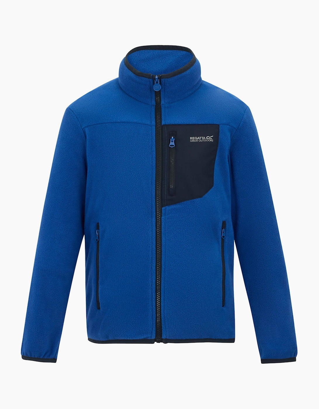 Boy's Regatta Childrens/Kids Frankie Full Zip Fleece Jacket - Olympian Blue - Size: 11 years/12 years