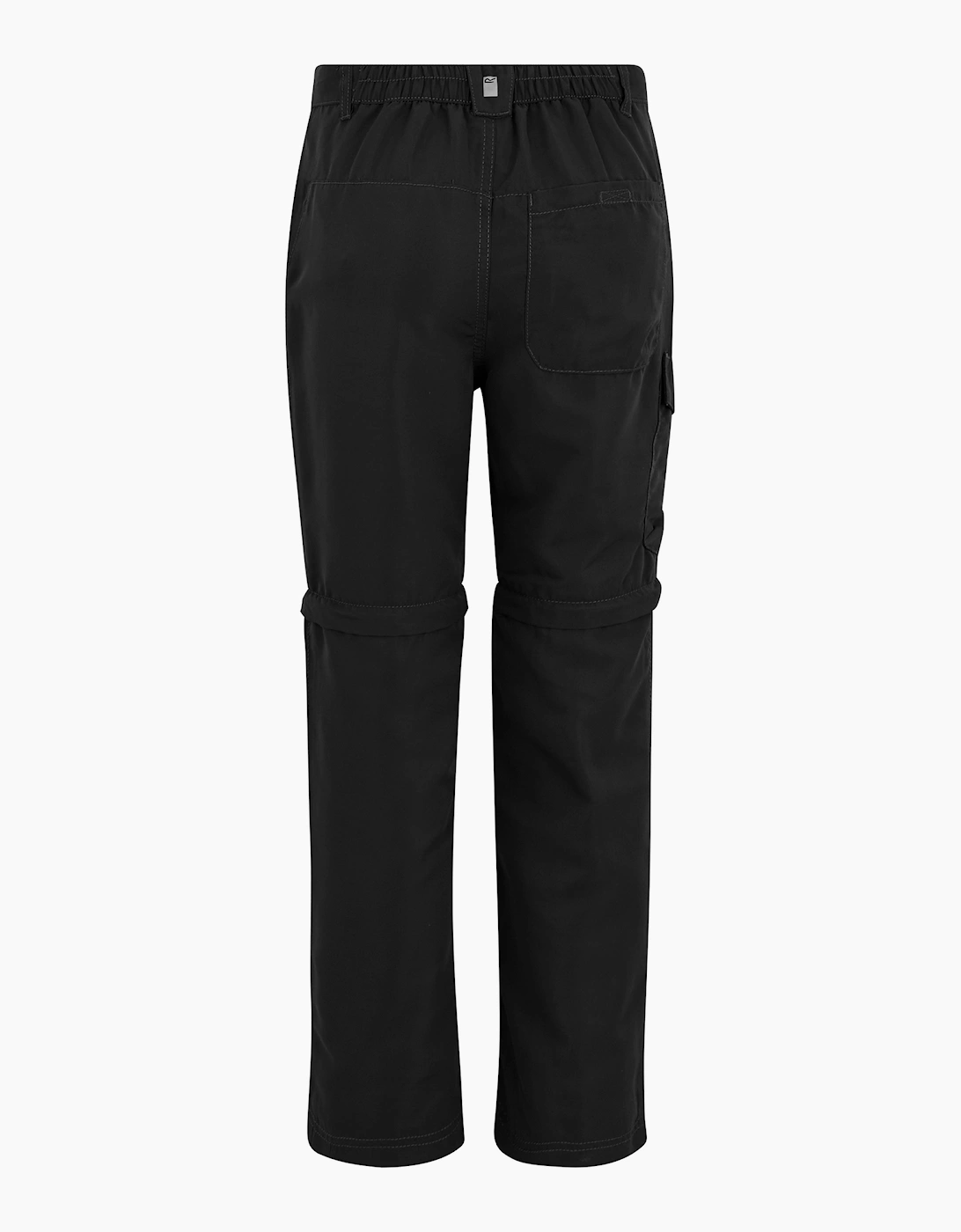 Regatta Unisex Black Childrens/ Sorcer Iii Zip-Off Trousers - Size 5 Years Kids