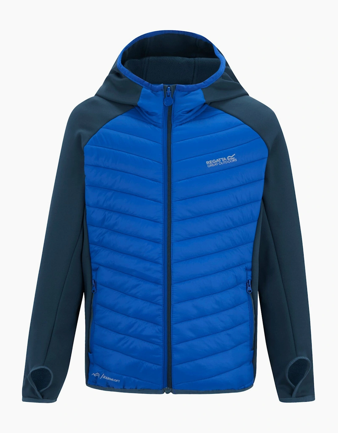 Regatta Unisex Blue Childrens/ Andreson Hybrid Padded Jacket - Size 9 Years/8 Years Kids