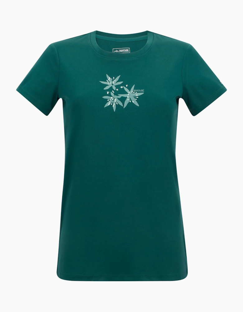 Womens/Ladies Fingal Flower T-Shirt