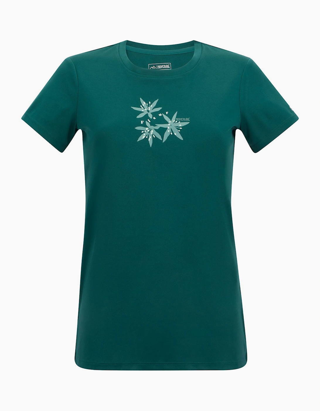 Regatta Women's Green / Fingal Flower T-Shirt - Size: 8