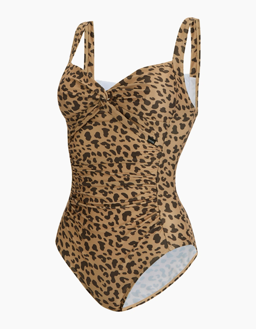 Womens/Ladies Sakari Leopard Tummy Control One Piece Swimsuit