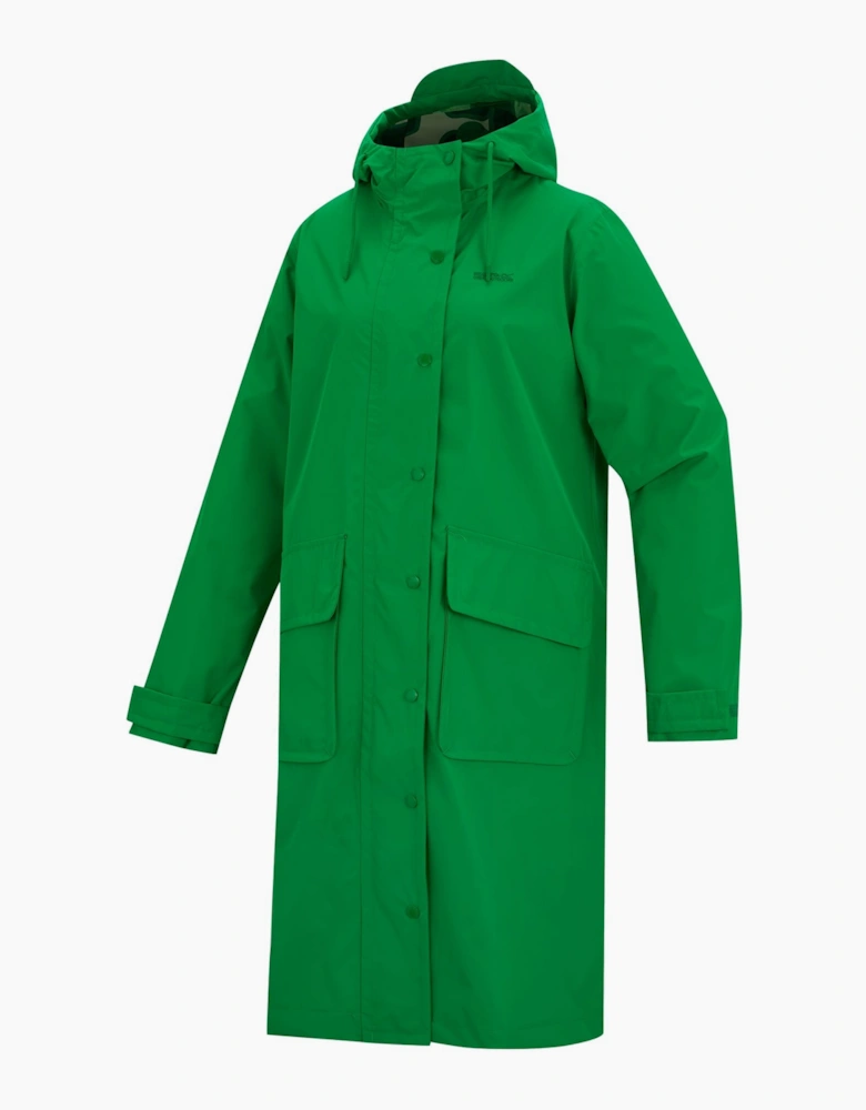 Womens/Ladies Orla Kiely Giant Square Flower Long Length Waterproof Jacket