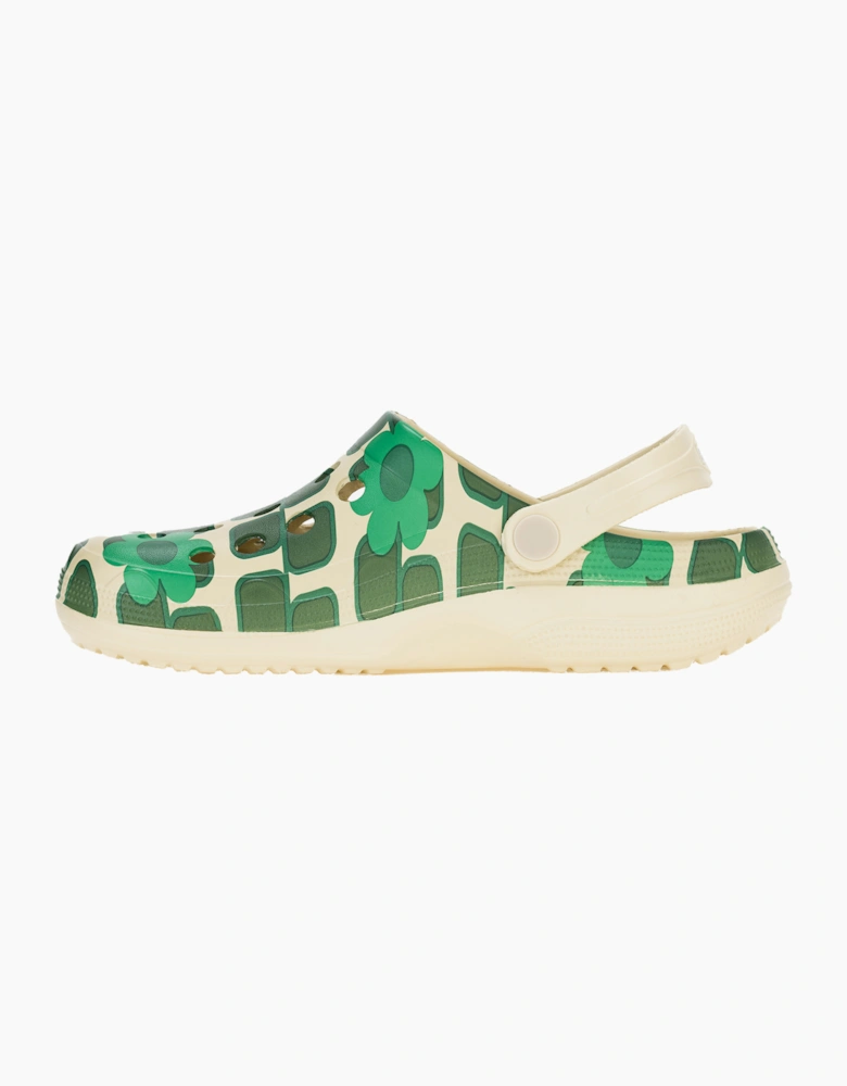 Womens/Ladies Orla Kiely Giant Square Flower Clogs