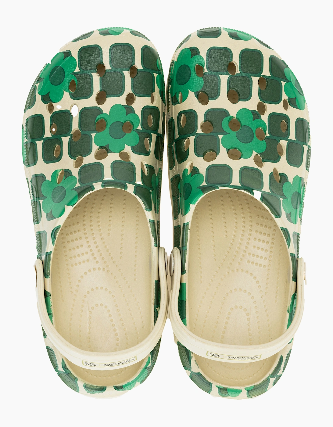 Womens/Ladies Orla Kiely Giant Square Flower Clogs