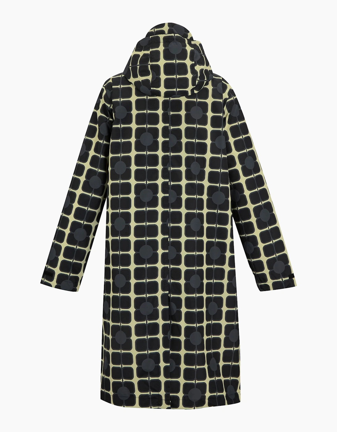 Womens/Ladies Orla Kiely Poppy Long Length Waterproof Jacket