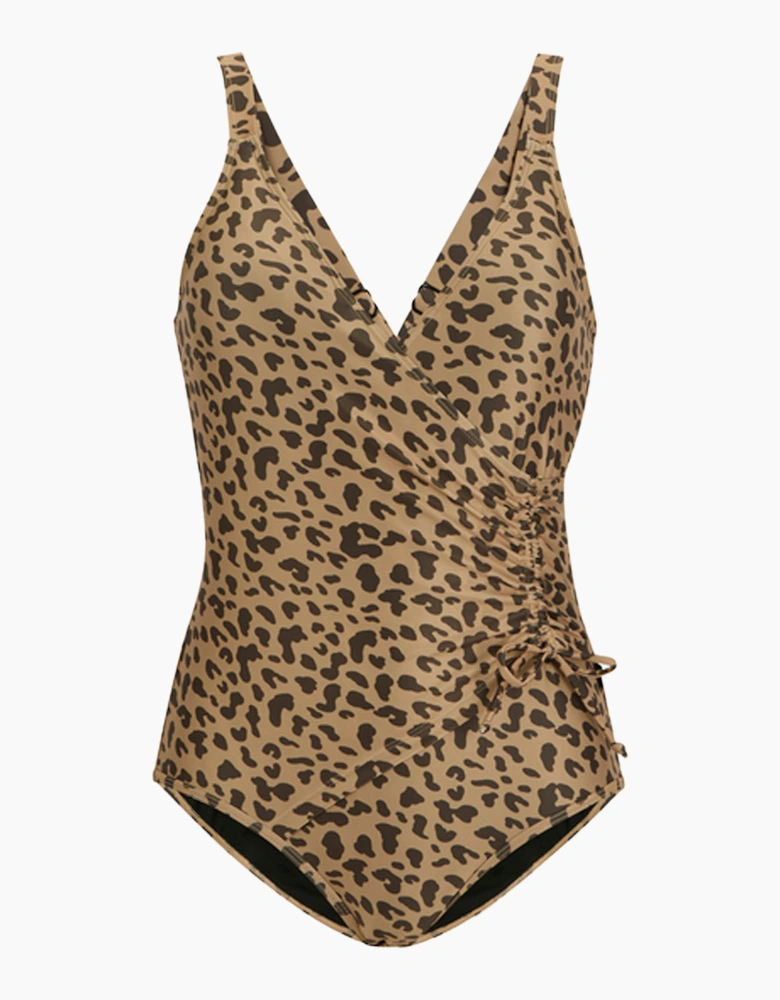 Womens/Ladies Baylenne Leopard One Piece Swimsuit