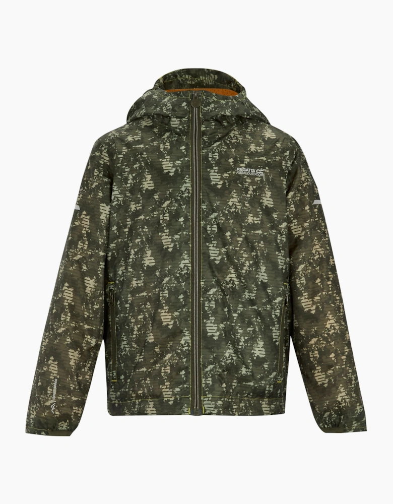 Childrens/Kids Lever II Line Camo Waterproof Jacket