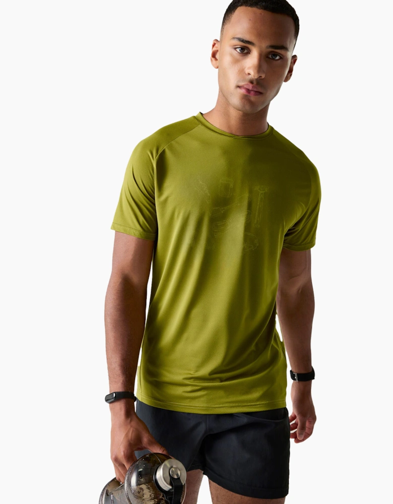 Mens Tech II Graphic Print T-Shirt