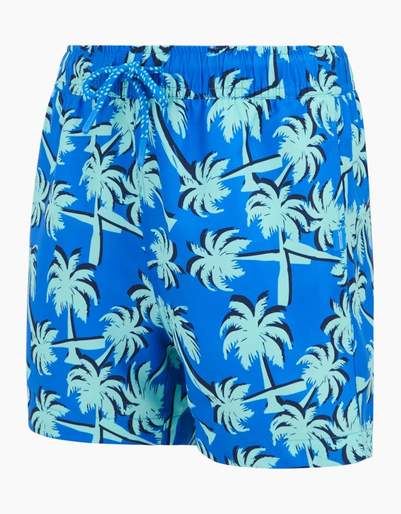 Childrens/Kids Skander Palm Tree Swim Shorts