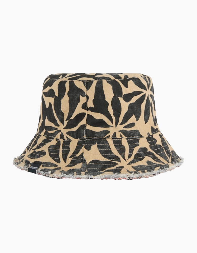 Womens/Ladies Floral Reversible Bucket Hat