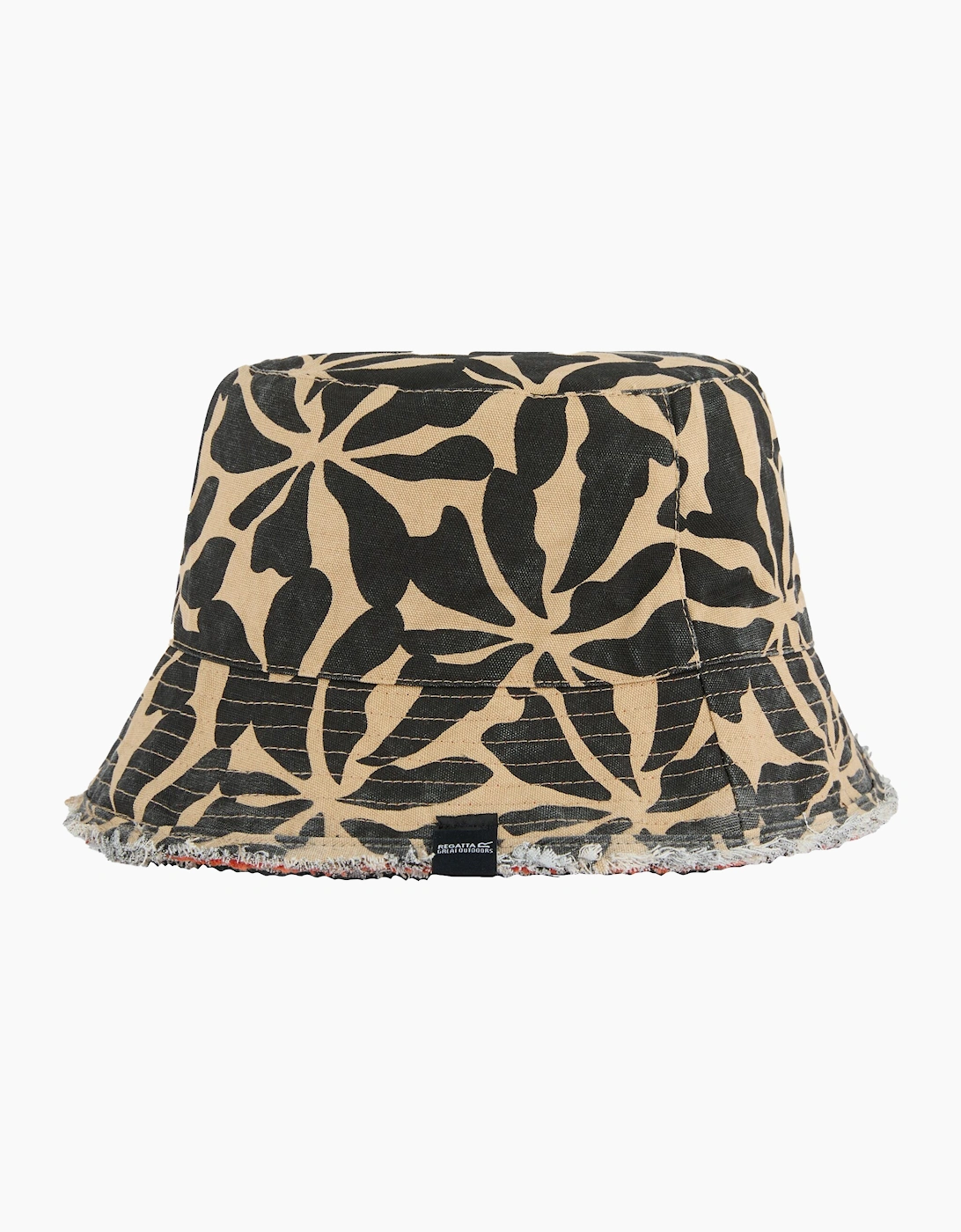 Regatta Women's Tangerine Tango / Floral Reversible Bucket Hat - Size: L-Xl