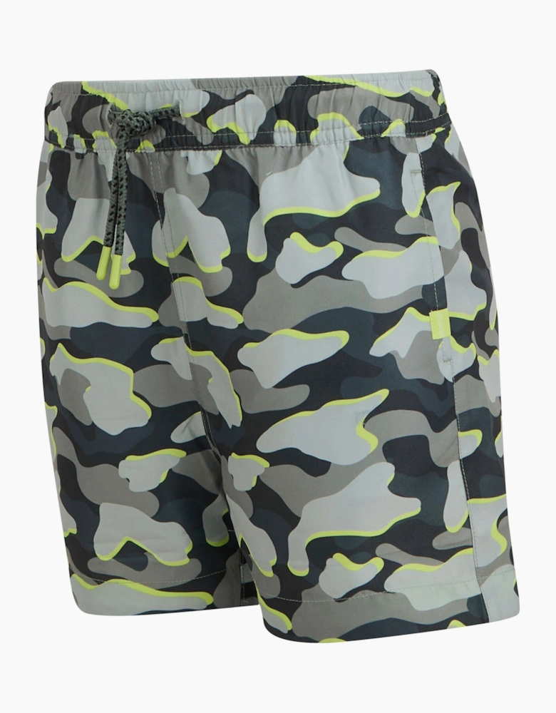 Childrens/Kids Skander Camo Swim Shorts