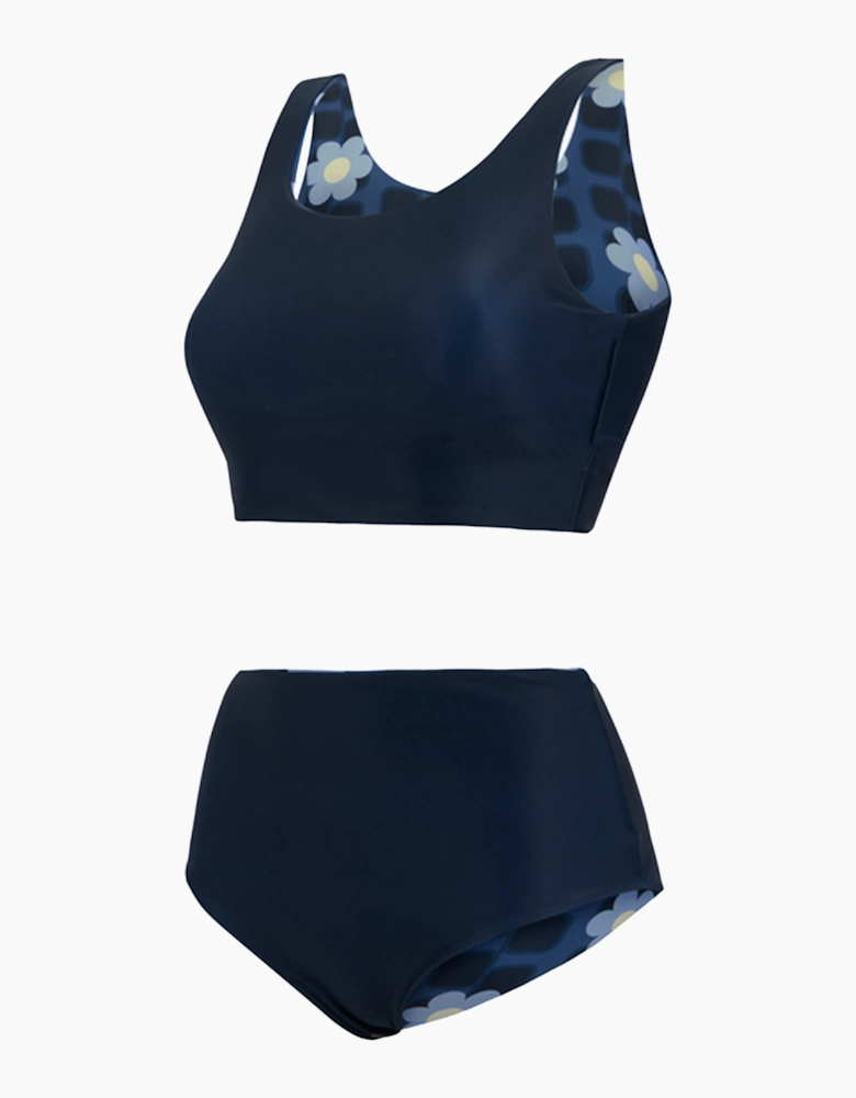 Womens/Ladies Orla Kiely Mini Square Flower Reversible Bikini Set