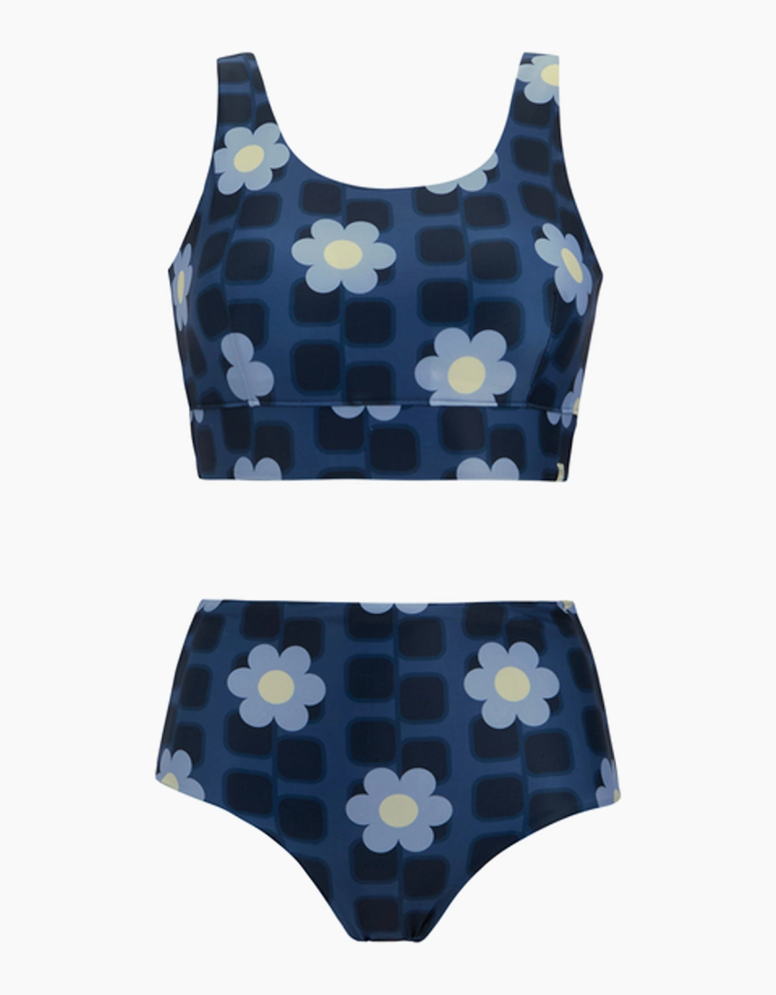 Womens/Ladies Orla Kiely Mini Square Flower Reversible Bikini Set