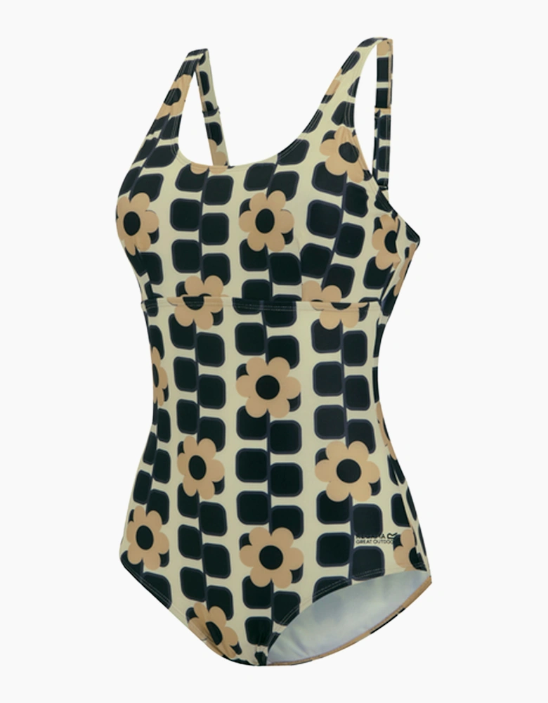 Womens/Ladies Orla Kiely Giant Square Flower One Piece Swimsuit