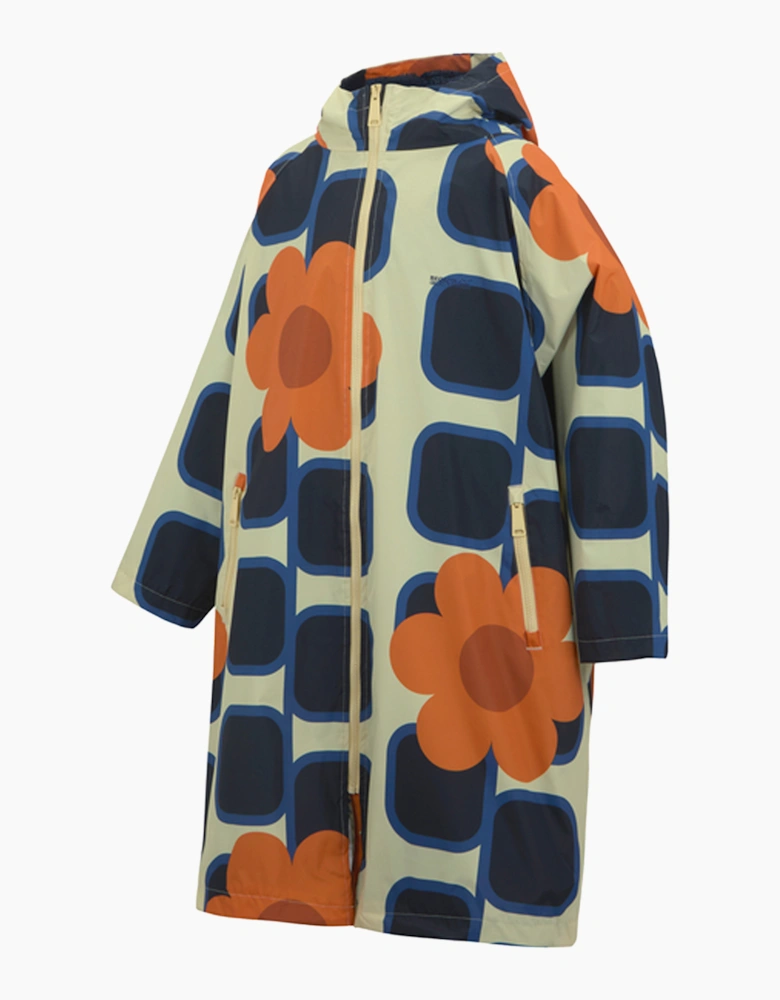 Girls Orla Kiely Giant Square Flower Changing Robe